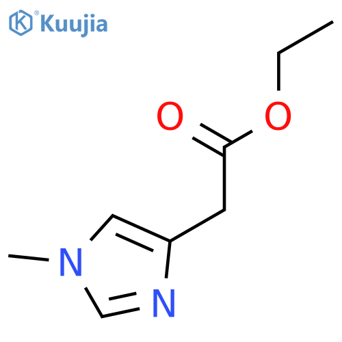 Ethyl 2-(1-methyl-1H-imidazol-4-yl)acetate structure
