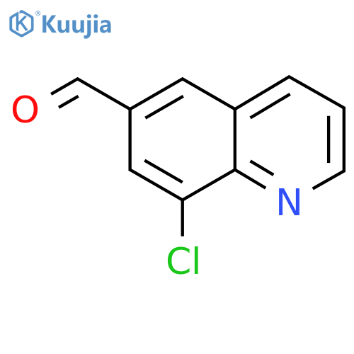 8-chloro-6-quinolinecarboxaldehyde structure