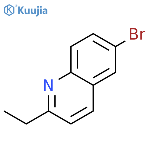 Quinoline, 6-bromo-2-ethyl- structure