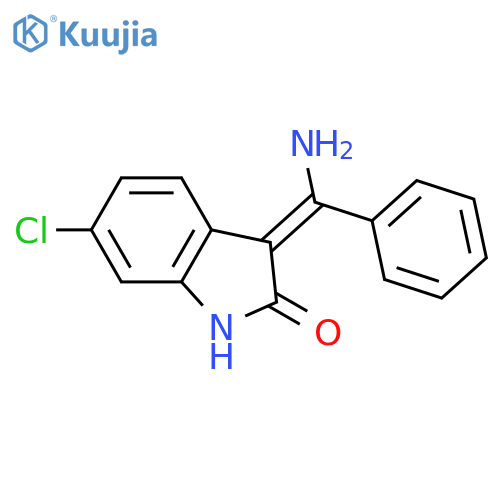 2H-INDOL-2-ONE, 3-(AMINOPHENYLMETHYLENE)-6-CHLORO-1,3-DIHYDRO- structure