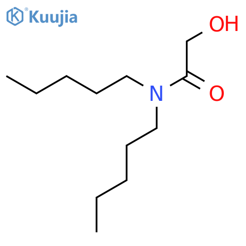 2-Hydroxy-N,N-dipentylacetamide structure