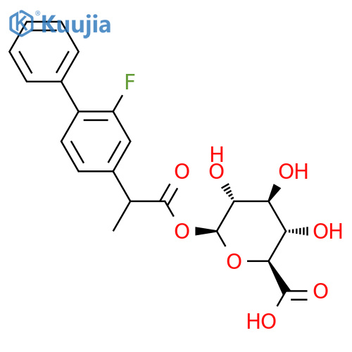 Flurbiprofen Acyl-b-D-glucuronide (Mixture of Diastereomers) structure