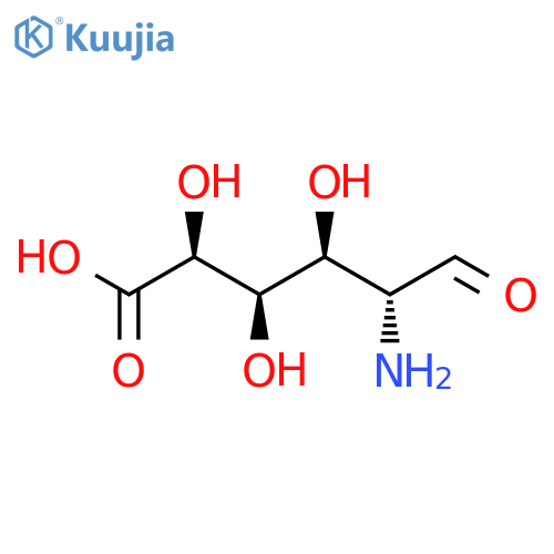 D-Guluronic acid, 2-amino-2-deoxy- structure