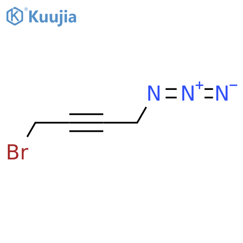 2-Butyne, 1-azido-4-bromo- structure