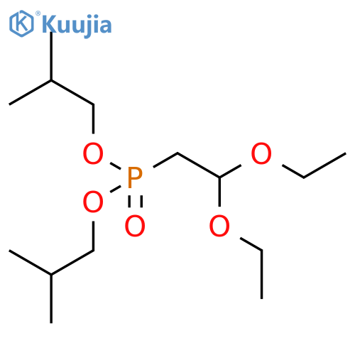 Phosphonic acid, P-(2,2-diethoxyethyl)-, bis(2-methylpropyl) ester structure