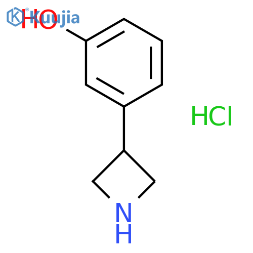 Phenol, 3-(3-azetidinyl)-, hydrochloride (1:1) structure