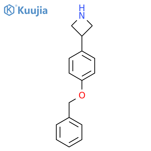 3-4-(benzyloxy)phenylazetidine structure
