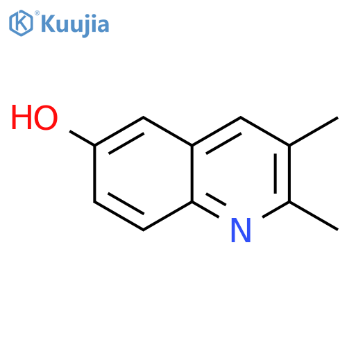 6-Quinolinol, 2,3-dimethyl- structure