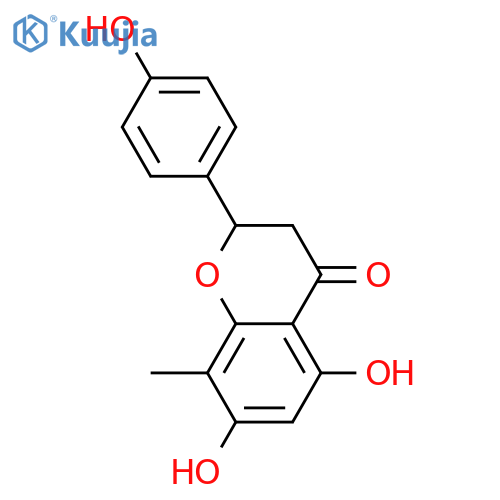 5,7,4'-Trihydroxy-8-methylflavanone structure