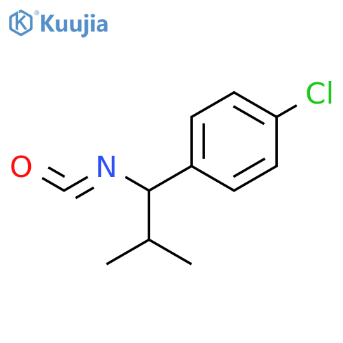 Benzene, 1-chloro-4-(1-isocyanato-2-methylpropyl)- structure