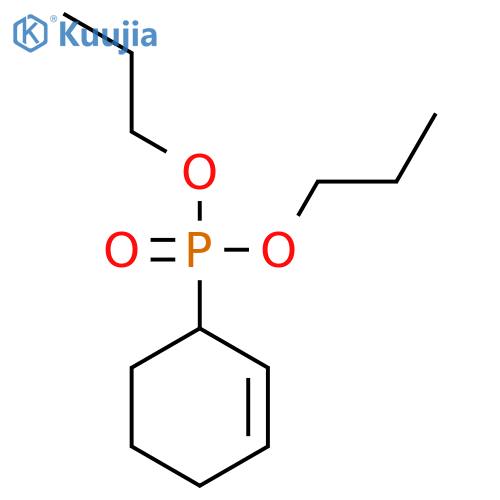 Phosphonic acid, 2-cyclohexen-1-yl-, dipropyl ester structure