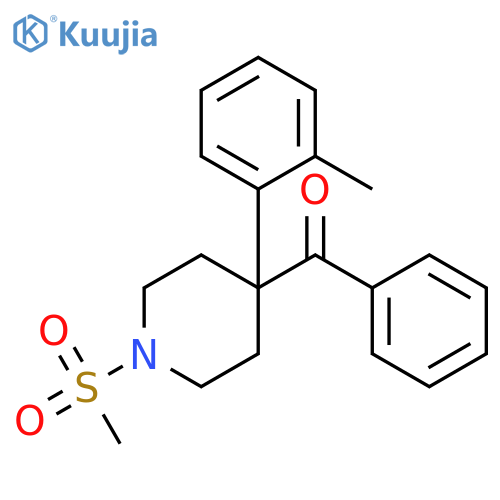 Methanone, [4-(2-methylphenyl)-1-(methylsulfonyl)-4-piperidinyl]phenyl- structure