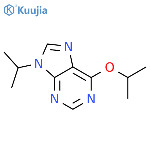 9H-Purine, 6-(1-methylethoxy)-9-(1-methylethyl)- structure