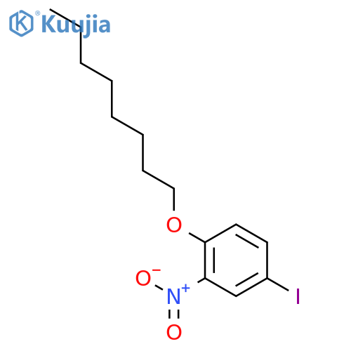 Benzene, 4-iodo-2-nitro-1-(octyloxy)- structure