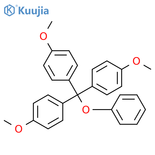 Benzene, 1,1',1''-(phenoxymethylidyne)tris[4-methoxy- structure