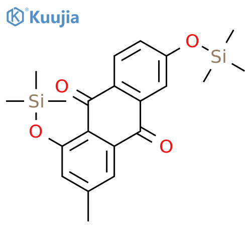 9,10-ANTHRACENEDIONE, 3-METHYL-1,6-BIS[(TRIMETHYLSILYL)OXY]- structure