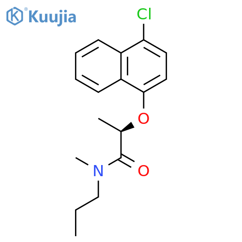 PROPANAMIDE, 2-[(4-CHLORO-1-NAPHTHALENYL)OXY]-N-METHYL-N-PROPYL-, (R)- structure