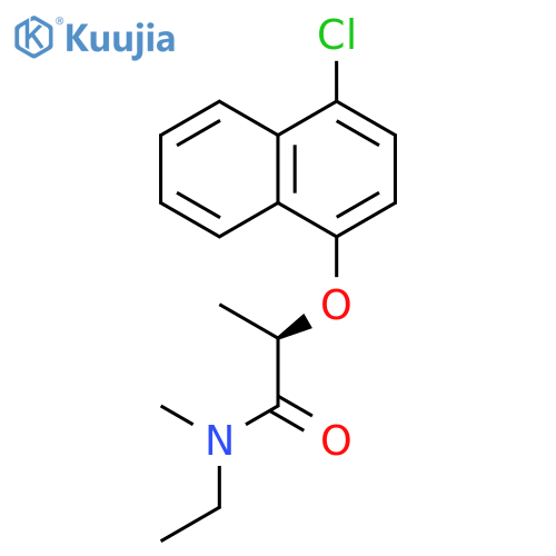 PROPANAMIDE, 2-[(4-CHLORO-1-NAPHTHALENYL)OXY]-N-ETHYL-N-METHYL-, (R)- structure