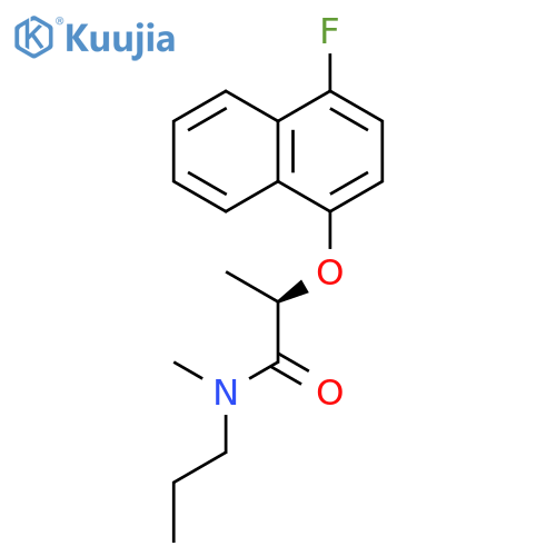 PROPANAMIDE, 2-[(4-FLUORO-1-NAPHTHALENYL)OXY]-N-METHYL-N-PROPYL-, (R)- structure