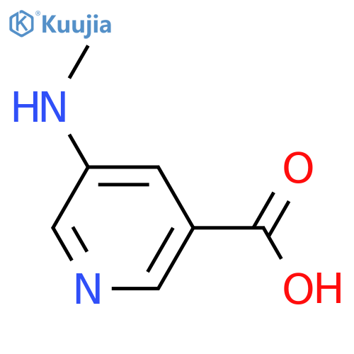 5-(methylamino)pyridine-3-carboxylic acid structure
