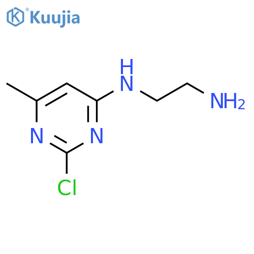 1,2-ETHANEDIAMINE, N1-(2-CHLORO-6-METHYL-4-PYRIMIDINYL)- structure