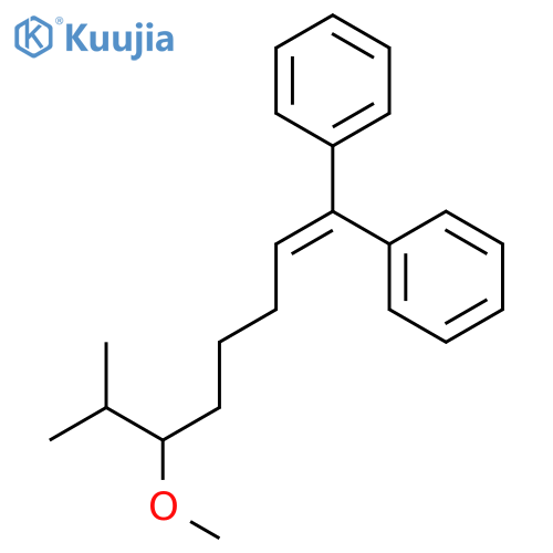 6-Hepten-1-yl, 2-methoxy-1,1-dimethyl-7,7-diphenyl- structure