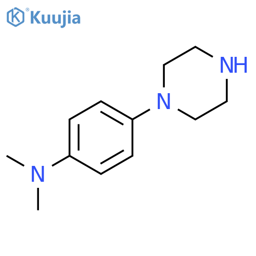 N,N-dimethyl-4-(piperazin-1-yl)aniline structure