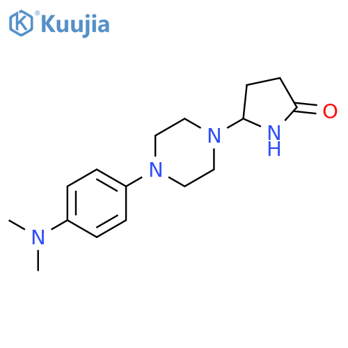 5-[4-[4-(dimethylamino)phenyl]piperazin-1-yl]pyrrolidin-2-one structure