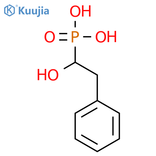 Phosphonic acid, (1-hydroxy-2-phenylethyl)- structure
