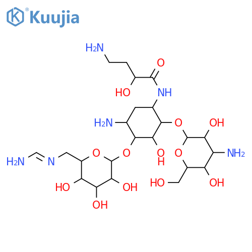 6'-N-Formimidoylamikacin structure