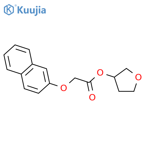 ACETIC ACID, (2-NAPHTHALENYLOXY)-, TETRAHYDRO-3-FURANYL ESTER structure