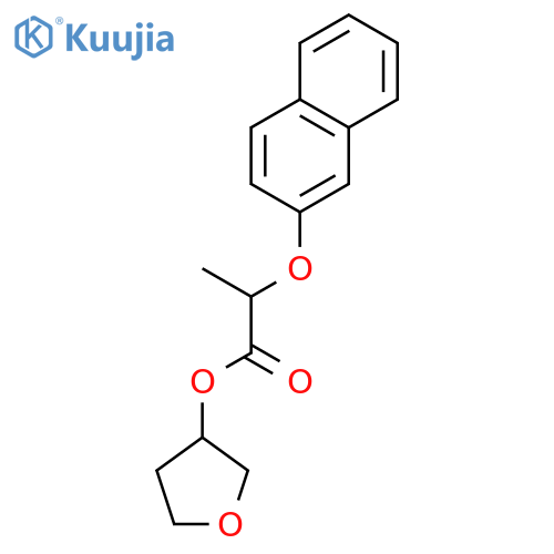 PROPANOIC ACID, 2-(2-NAPHTHALENYLOXY)-, TETRAHYDRO-3-FURANYL ESTER structure