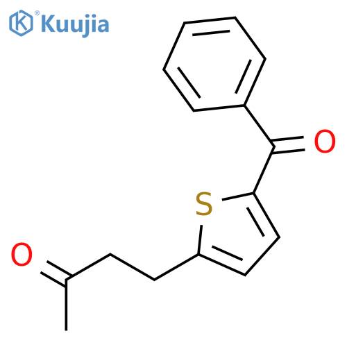 2-Butanone, 4-(5-benzoyl-2-thienyl)- structure