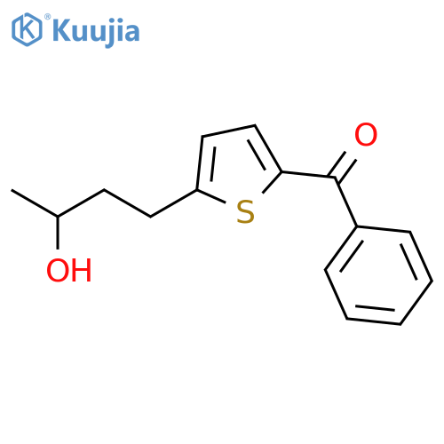 Methanone, [5-(3-hydroxybutyl)-2-thienyl]phenyl- structure