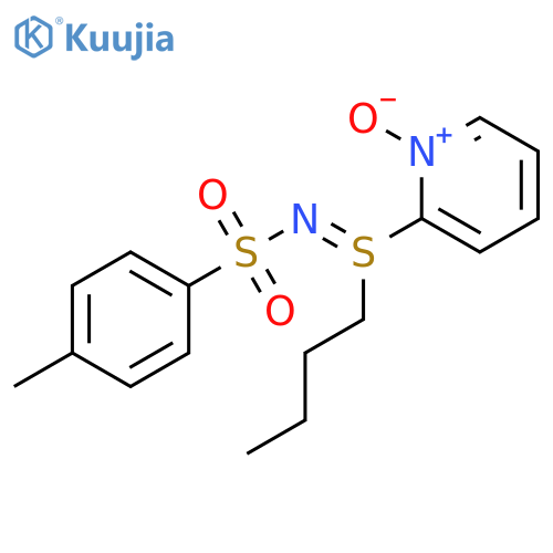 SULFILIMINE, S-BUTYL-N-[(4-METHYLPHENYL)SULFONYL]-S-(1-OXIDO-2-PYRIDINYL)- structure