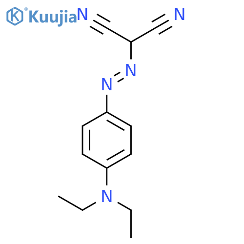 PROPANEDINITRILE, [[4-(DIETHYLAMINO)PHENYL]AZO]- structure