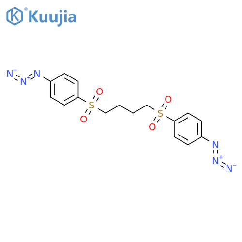 Benzene, 1,1'-[1,4-butanediylbis(sulfonyl)]bis[4-azido- structure