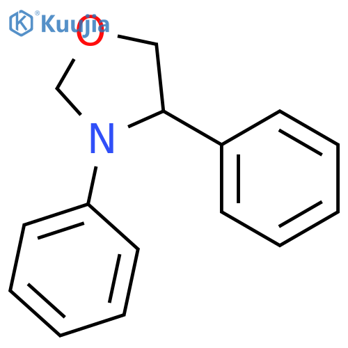 Oxazolidine, 3,4-diphenyl- structure