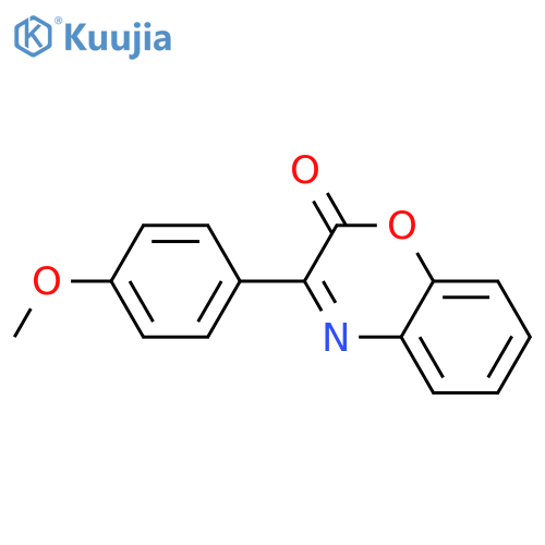 2H-1,4-Benzoxazin-2-one, 3-(4-methoxyphenyl)- structure
