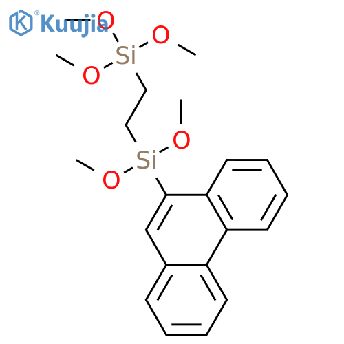 1,1,4,4,4-Pentamethoxy-1-(9-phenanthrenyl)-1,4-disilabutane structure