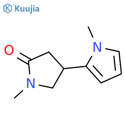 2-Pyrrolidinone, 1-methyl-4-(1-methyl-1H-pyrrol-2-yl)- structure