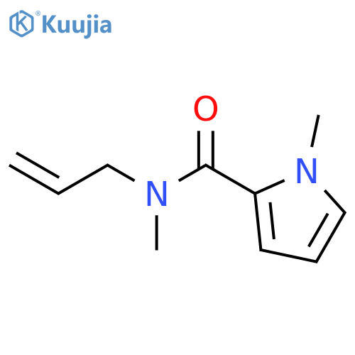 1H-PYRROLE-2-CARBOXAMIDE, N,1-DIMETHYL-N-2-PROPEN-1-YL- structure