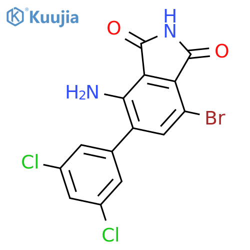 1H-Isoindole-1,3(2H)-dione, 4-amino-7-bromo-5-(3,5-dichlorophenyl)- structure
