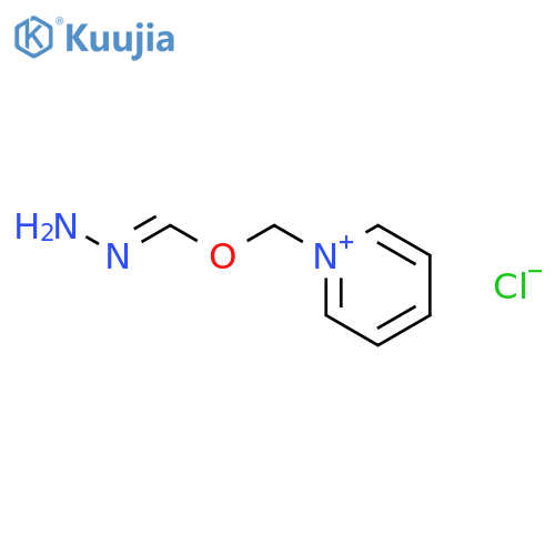 1-[(Hydrazinylidenemethoxy)methyl]pyridin-1-ium chloride structure