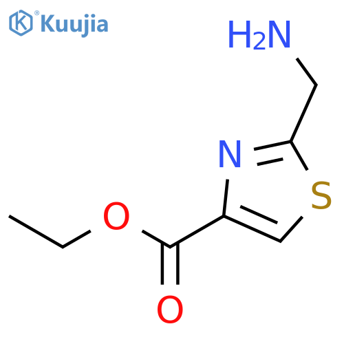 ethyl 2-(aminomethyl)-1,3-thiazole-4-carboxylate structure
