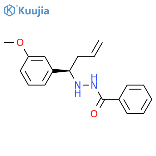 Benzoic acid, 2-[(1R)-1-(3-methoxyphenyl)-3-buten-1-yl]hydrazide structure