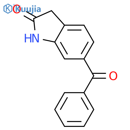 6-benzoyl-2,3-dihydro-1H-indol-2-one structure