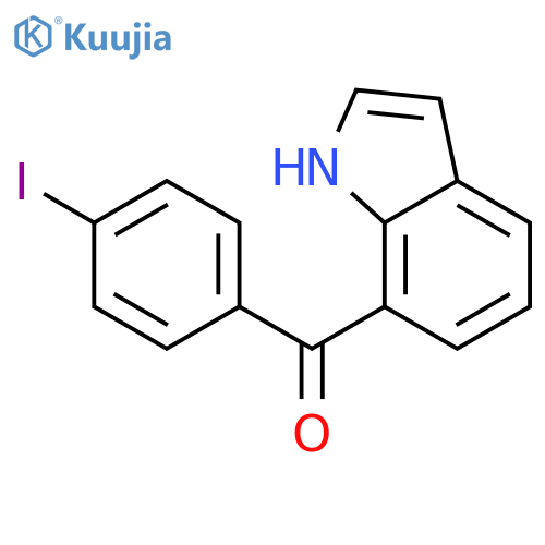 Methanone, 1H-indol-7-yl(4-iodophenyl)- structure