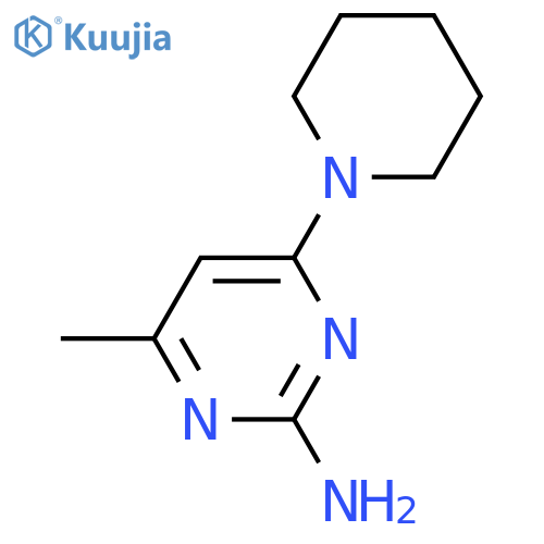 2-Amino-4-piperidino-6-methylpyrimidine structure