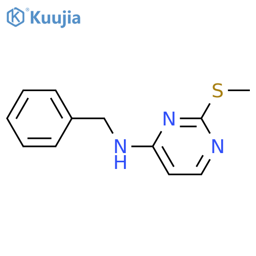 N-benzyl-2-(methylthio)pyrimidin-4-amine structure